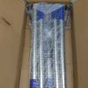 Garden Rake -Small Leaves Rakes for Gardening - 11 Metal Tines 8.5" Wide - 78" Long Handle Leaf Rakes for Lawns Heavy Duty for Yard Lawn Shrub Garden Beds (silver)