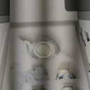 Bone China Tea Set for Adults, 13-Piece Blue and White Porcelain Tea Set for 4, Vintage Floral Tea Set With Teapot and Teaspoons, Tea Party Sets for Women Gift (Blue A) , 1 Cup Broken