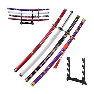 40" Roronoa Zoro Samurai, 4 Piece Set, Kitetsu, Wado Ichimonji, Shusui, Yama Enma, for Cosplay, Collection, Display, Performance (Without Stand)