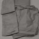 500-TC Egyptian Cotton Sheets, Full (54" x 75") Size Sheet Set, 4-PCs Sheet Set, Full Size, Fits 19-22" Deep Pocket Sheets, Bed Sheets, Silver Grey
