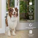 PetSafe Doggy Door for Sliding Glass Doors, Adjustable Height 75 7/8" to 81", No-Cut DIY Install, Aluminum Panel, Ideal for Renters, for Large Dogs Up to 100 lb., (White, Large)