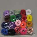 HOMSFOU 20 Rolls Knitted Elastic Bands 1.5cm Wide Stretchy Elastic for Clothing Diy and Crafts