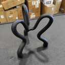 Triple Candle Holder Candelabra - Cast Iron Metal Taper Candlestick Stand with Matte Black Finish - Elegant Wedding Centerpiece for Home, Dining, Event Decor