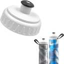 Replacement Lid for Polar Bottle 20oz 24oz, Plastic Spout Nozzle Top Cap Replacement Parts Compatible with Polar Plastic Bottles Accessories(White)
