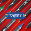 Sharpie Creative Markers, Water-Based Acrylic, Brush Tip, Assorted Colors, 12 Count Arts & Crafts, Kids Activity, School Classroom; Works on Paper, Metal, Wood, Ceramic, Glass, Rock, Canvas