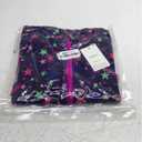 MGEOY Boys Girls Rain Jacket Lightweight Waterproof Hooded Fleece Lined Raincoat Windbreakers for Kids (5-6 Years, Purple Stars(lining:fleece))