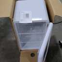 Cooluli Decor 2.4 cu ft Compact Mini Fridge with Glass Door - Small Refrigerator for Bedroom, Office, Dorm - Ideal for Soda Drinks, Beer (White)