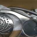 Delta 5-Setting HydroRain 2-in-1 Dual Shower Head with ProClean Spray, Brushed Nickel High Pressure Shower Head with Handheld Spray, 1.75 GPM Flow Rate, Satin Nickel 75419SN