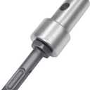 Garden Auger Power Drill Adapter for Corded Cordless Drill, for Connect 4"/ 6" Earth Auger to 1/2-Inch SDS Electric Drill, Garden Earth Drill Ground Thread Keyless Drill Chuck Adapter