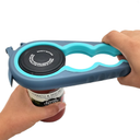 Otstar Jar Opener Bottle Opener and Can Opener for Weak hands, Seniors with Arthritis and Anyone with Low Strength, Mutil Jar Opener Get Lids Off Easily (Blue and Grey)