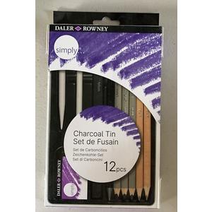 Set Of 3: Index Cards, 3" x 5", Glue, Set Charcoal Tin