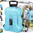 Tarden 3.5 Gallon Battery Powered Backpack Sprayer - Electric Garden Sprayer with USB Rechargeable Handle, Telescopic Wand & 5 Nozzles for Lawn Care 12L