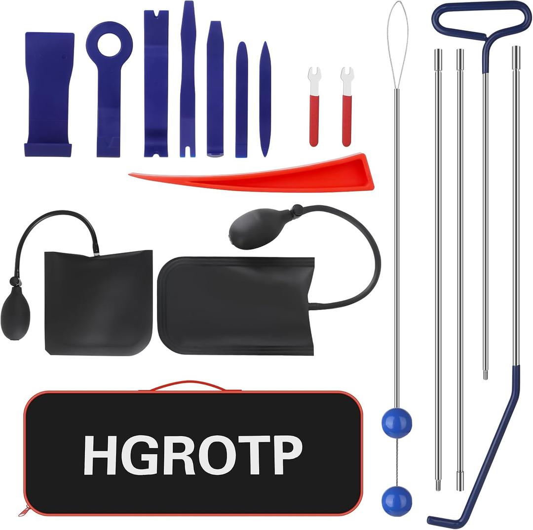 17PCS Stainless Steel Repair ToolsEmergency Tool Kit with Carry Bag