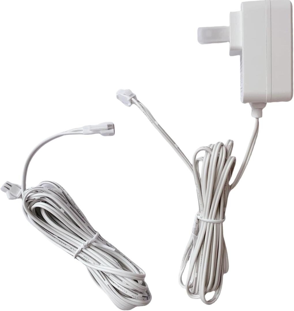 Plug-in Charger for Motorized Blinds ST30 and R28 Roller Shutter Motors Compatible with 90206728-Hour Charge ULlisted13V Output with 137-Inch Extension Cable