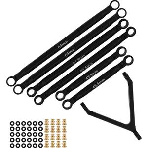 RC Special Pull Rod kit Linkage Tie Rod Link Compatible with Axial SCX24 AXI90081 AXIO0004 1/24 RC Crawler Car Truck