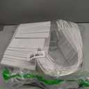 Kraft Wine Gift Bags with Handles 50 Pack Brown Paper Wine Bottle Bags, 5.25" x 3.25" x 13" (White Kraft)