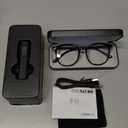 Fanisic Hands-Free POV Sports Camera for Glasses 2.7K HD, 110 Degree Wide Angle Mini Body Cam with Glasses, Wearable Cam WiFi APP Connection, First-Person View Camera for Traveling Cycling Vlogging (Ink)