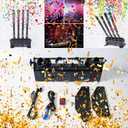 4HEAD Electric Confetti Launcher Confetti Shooter with Wireless Remote for DJ Party Nightclub Wedding Stage Concert Event Show