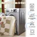 MEETSKY Couch Cover Modern Khaki White Plaid Jacquard Sofa Slipcover U Shape Sofa Protector for 3 Cushion Couch Sofa, Chenille Sofa Couch Coverfor Dogs Kids, 91" X134", Khaki Checkerboard