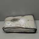 Farmhouse Linen Curtains 90 Inches Long for Living Room Dining 2 Panels Burlap Flax Pinch Pleated Drapes Hooks Rings Rustic Light Filtering Semi Sheer Tan Beige 90 Inch Curtain for Bedroom W50xL90