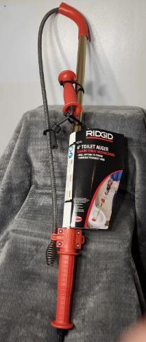 RIDGID Closet Auger, 1/2" dia. x 6 ft. L Cable 56658
