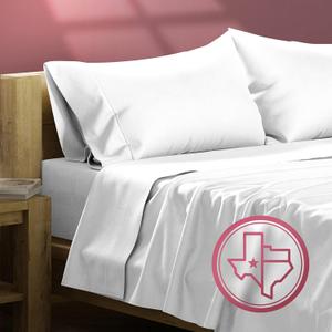 TEXAS LINEN CO. 100% Egyptian Cotton Bed Sheets Queen Set - Luxury 800 Thread Count Queen Size Sheets Set, Soft, Cooling, Fully Elasticized Sateen Weave Hotel Quality Bedding Set (4 PC, Silver Grey)