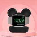 Cute Mouse Charger Stand for Apple Watch, Silicone Desk Stand Holder for iWatch, Charging Station Dock Holder Compatible with All Apple Watch Series Ultra/SE/8/7/6/5/4/3/2/1 (Not Include Charger)