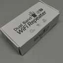 Dual Band WiFi Extender  1200Mbps WiFi Range Booster, 105-Device Support, Easy Setup,WiFi Booster with 4 Directional Antennas (12880 Sq.ft Coverage) and Ethernet Port, EasyMesh