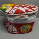 Plush Pet Bed with Realistic Noodles Warm Safe Pet House Small Dog Cats Bed Accessories Small Dog Cats