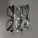 Reading Glasses for Men - 3 Pack Blue Light Blocking Men's Metal Readers +2.0