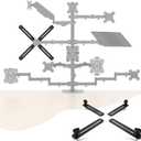 Pholiten VESA Mount Bracket Adapter Monitor Arm Mounting Kit for Screen 13 to 27 inch,75mm or 100mm VESA