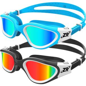 ZIONOR Kids Swim Goggles, 2 Packs G1MINI Polarized Swimming Goggles Girls/Boys