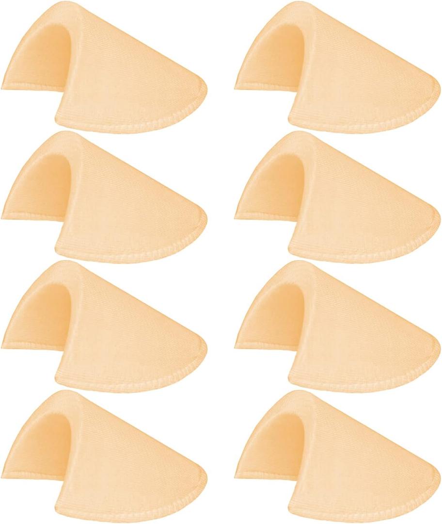 4 Pairs Shoulder Pads Sewing Set-in Shoulder Pads Foam Pads Beige