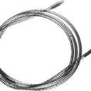 HARFINGTON Drain Cable 2/5" (10mm) Dia. 13.1ft Drain Cleaning Auger Cables with Removable Drill Connector Flexible Spring Unclog Hair for Bathroom Kitchen Toilet Bathtub Sewer Sink