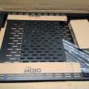 Tecmojo 16U Open Frame Network Rack for IT & AV Gear, AV Rack Floor Standing or Wall Mounted,with 2 PCS 1U Rack Shelves & Mounting Hardware,Network Rack for 19" Networking,Audio and Video Device