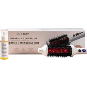 BONDIBOOST Infrared Thermal Brush + Rapid Repair Bond Builder Oil with Heat Protection  Smooth, Shiny, Frizz-Free Hair with Volume & Less Breakage
