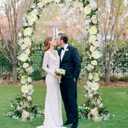 2 Pakc Artificial Peony Garland, 12ft Floral Greenery Garland with Mixed Peony Flowers and Green Leaves for Wedding Dining Table Home Party Decor (2, White)