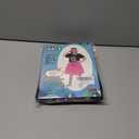 Girls Light-Up 80s Costume Set for Kids - Christmas Dress-Up, Holiday Party Decades Day Rock Star Outfit (Large, Pink)