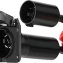 Trailer Brake Controller with Bluetooth Compatible with Cadillac & Chevrolet & GMC 7 Pin Electric Trailer Connector 924-307