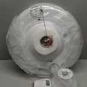 Retractable Ceiling Fan with Lights,42 Inch Low Profile Ceiling Fan with Remote Control,Retractable Blades,Dimmable Full Spectrum,Modern Fandelier for Bedroom Living Room Dinning Room,White