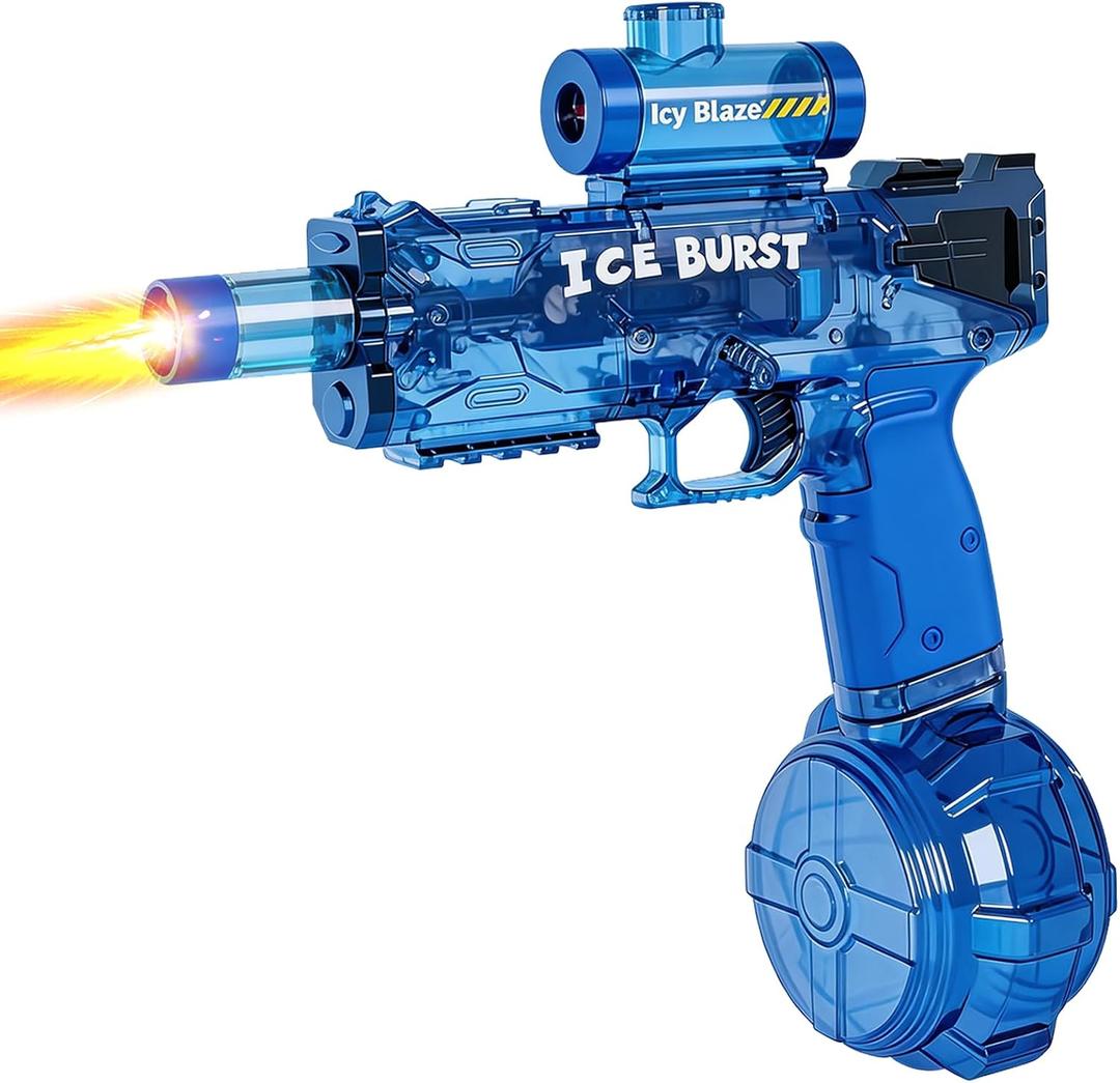 Electric Water Gun for Adults & Kids, Automatic Water Guns High Capacity 500+,Battery Powered Water Squirt Guns, Long Range Water Pistol Blaster Soaker,Summer Pool Toys (Blue)