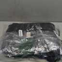 Ronyes Vintage Laptop Backpack for Women Men, 15.6 inch Bookbag Casual Daypack with USB Charging Port for College Work, All Black Backpacks