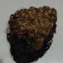 ShowReal Pixie Cut Wigs for Black Women Pin Curls Short Pixie Wigs Ombre Color Wigs Short Curly Human Hair Wig short pixie cut wigs Gluless Wig (1b/4/27)