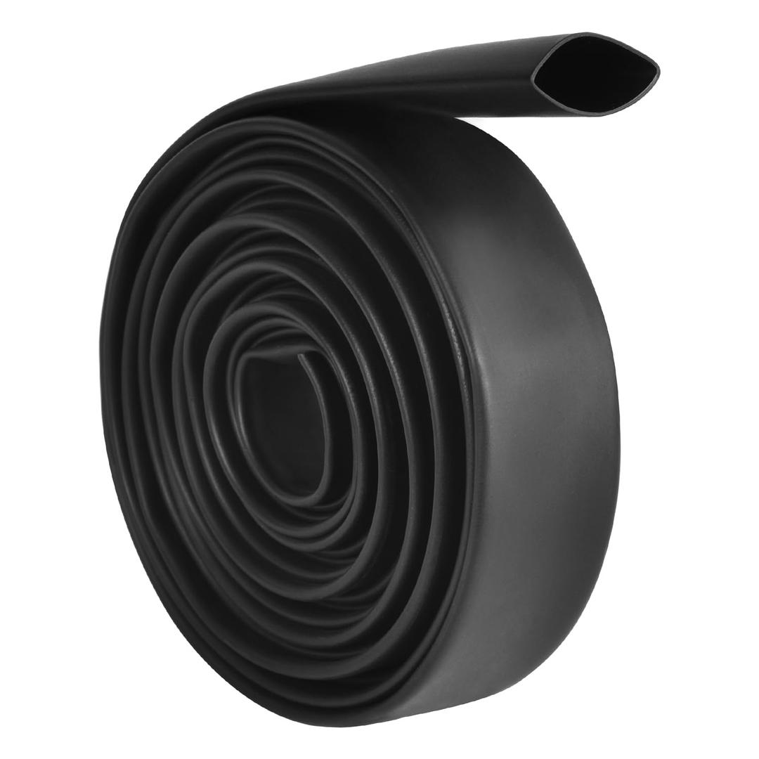 5/8 Inch Heat Shrink Tubing - 13Ft 3:1Ratio Waterproof Heat Shrink Tubin - Adhesive Lined,Dual Wall Adhesive Shrinkable Wire Wrap Tube - Black (1, Black, 5/8"(15mm)-13Ft)