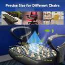 Seat Cushion for Long Sitting Hours on Office & Home Chair, with 3D Non-Slip for Office Chair Cushions, Car Seats, Airplane Seat, Wheelchair, Desk Chair,Cushion Lab, Long Trips (Green)