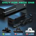Ponkor Power Supply for Xbox One, AC Cord Replacement Power Brick Adapter 100-240V Compatible with Xbox One 360