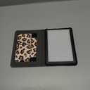 CoBak Stand Case for 7" Kindle Paperwhite 12th Gen 2024 and Kindle Colorsoft with Hand Strap - Compatible with iPhone MagSafe, for Samsung/Belkin/Anker Wireless Charging Pads, Durable, Auto Sleep Wake (Leopard)