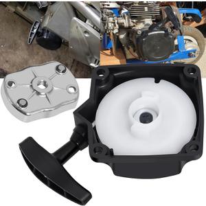 Podoy Recoil Pull Starter with Claw Pawl Cog Compatible with ATV Pocket Dirt Bike Scooter Chopper 33cc 43cc 47cc 49cc 50cc