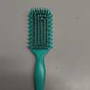 Curly Hair Brush Defining, Vented Curl Defining Brush for Effortlessly Detangling Shaping and Styling Women's Men's Curls on All Wet or Dry Hair Types, Reduces Frizz (Green)