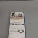 24 Pcs Chair Leg Floor Protectors for Hardwood Floors Silicone Covers Felt Pads Furniture Leg Caps Anti-Scratch Reduce Noise Fit (1-5/16" to 2")